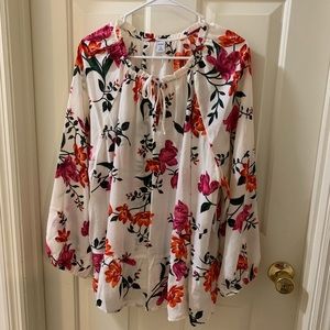 Old Navy Floral Sheer Top - XXL